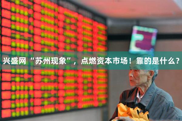 兴盛网 “苏州现象”,点燃资本市场!靠的是什么?