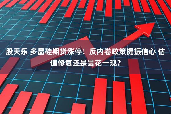 股天乐 多晶硅期货涨停！反内卷政策提振信心 估值修复还是昙花一现？